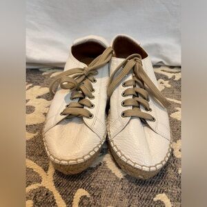Maypol Leather Lace-up espadrille size 38